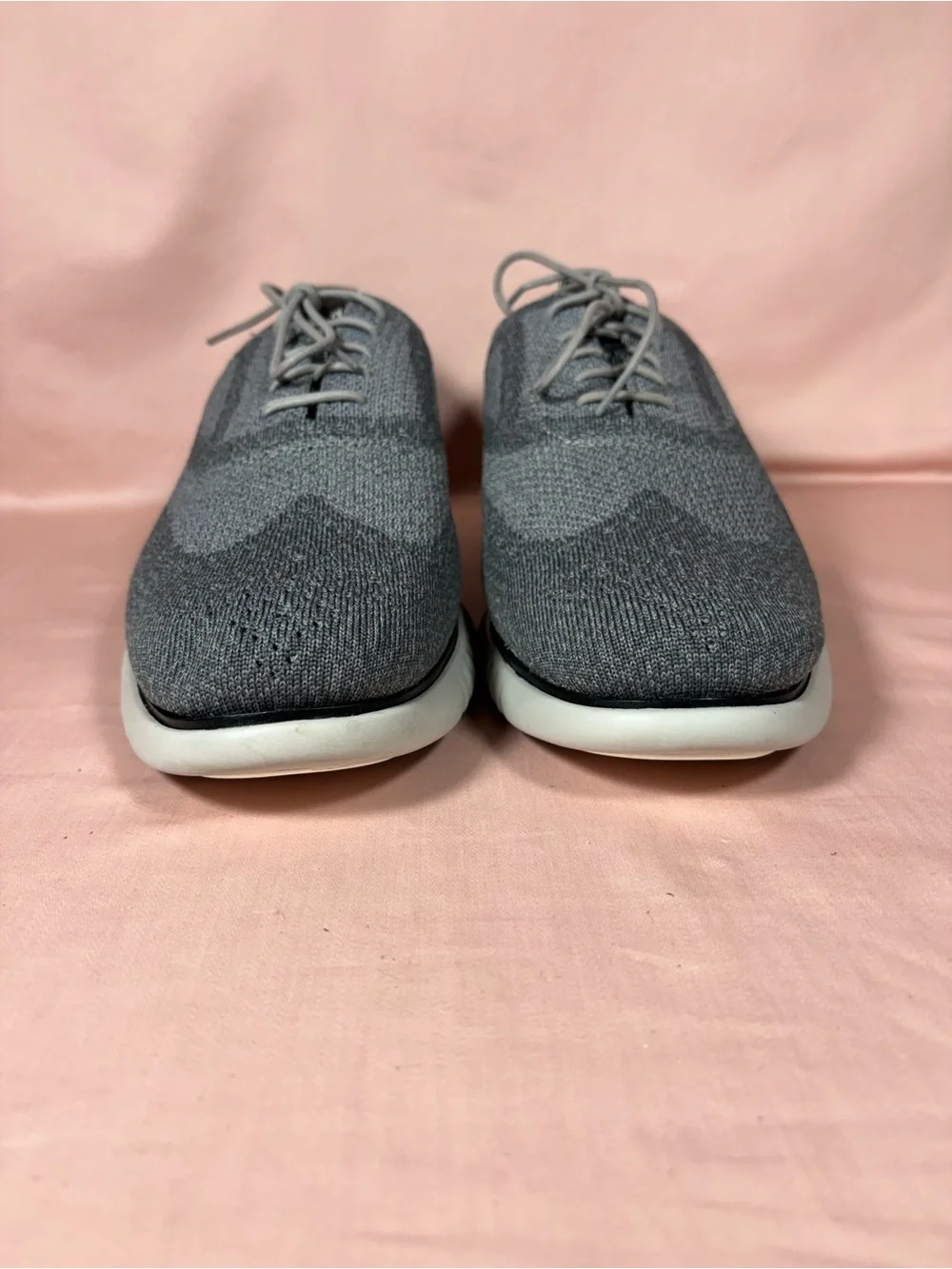 Cole Haan Men's 2.ZEROGRAND Gray StitchLite Wingtip Oxford SZ 14 M - C27565